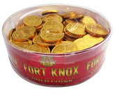 Chocolate Coins Wrapped In Gold Foil Wrapped Candy Quantity 180 Pieces Per JarSweet Browse at UsaCandyWholesale.Com